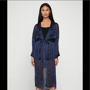 New BCBGMaxAzria Gift Python Print Robe